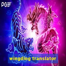 wingding translator